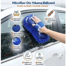 Mucit Home Kalın Süngerli Araç Temizleme Bezi, Araba Yıkama Eldiveni  Mikrofiber Oto Yıkama Eldiveni