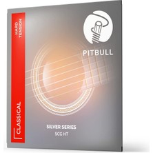 Pitbull Klasik Gitar Teli Silver Seri Yüksek(Hard) Tansiyon Set Scg Ht