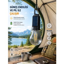 Ac - Shop Kamp Lambası Güneş Enerjili +Usb Şarjlı