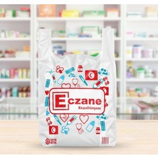 Doganmed 22X33 Küçük Boy Atlet Bio Eczane Baskılı Atlet Poşet ( 1000 Adet)