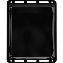 Ankastre Emaye Fırın Tepsisi 45,5X36,0X4CM Bosch Siemens Beko Arçelik Vestel Profilo Uyumlu Siyah Renk