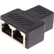 Mucize Ethernet RJ45 To 2x Çoklayıcı Dişi Splitter Adaptör, Ethernet Kablosu Adaptörü