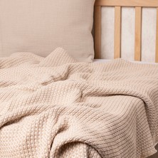 Mions Arosa Pamuklu Hasır Pike (4 Mevsim) - Bej