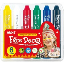 Amos Yüz Boyası 6 Renk