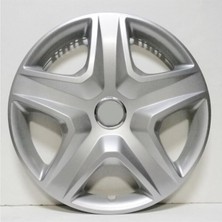 Muyaauto Kırılmaz Jant Kapağı 4 Adet Renault Sembol Clio 15 Inç ile Uyumlu