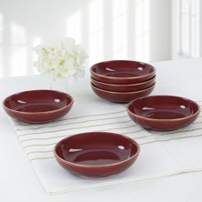 Keramika Mürdüm Halka Çerezlik/sosluk 13 cm 6 Adet