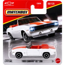 Hot Wheels Matchbox 1969 Chevrolet Camaro Ss 396 1:64 Die-Cast Metal Model Araba Mattel 56/125