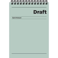 Keskin Color A5 Çizgili Bloknot Draft - Yeşil