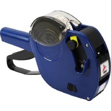 Hobimtek Motex MX-5500 Etiket Makinesi Fiyatlandırma Etiket Tabancası Yeni Sürüm 8 Hane (Mavi)