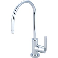 Kingston Brass KS8191CTL Continental Tek Saplı Su Filtrasyon Bataryası, Cilalı Krom, 12,7 cm