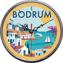 Bsb Bodrum Temalı Duvar Saati 16CM B1013