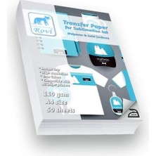 Rovi Transfer Kağıdı Polyester/seramik/metal 100GSM 50YP A4