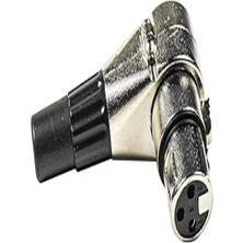 Mucize Hqrp 3 Pinli Xlr Ayarlanabilir Dik Açılı Dişi Konnektör, 7 Farklı Konum Seçeneğiyle, Profesyonel Ses Dj Band Xlr Fiş Jakı Dik Açılı 3 Pinli Mikrofon Hoparlör Ses Kablosu Konnektörüyle Uyumlu