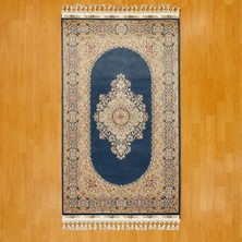 Mevlana Bazaar Oval Göbekli Klasik Saray 90 x 150 cm Ipek Halı