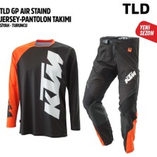 Tld Siyah Turuncu Jersey Pantolon Takımı