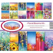 Reminisce Floral Blooms Karalama Defteri Koleksiyon Kiti Kağıt El Sanatları