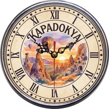 Bsb Kapadokya Temalı Duvar Saati 16CM B1021