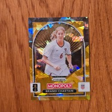 Panini Monopoly Prizm Brandi Chastain Gold Cracked Ice Oyun Kartı No.89