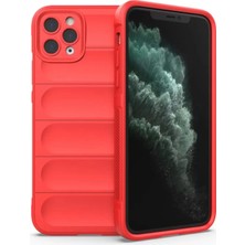Ronanna Newface Apple iPhone 11 Pro Max Kılıf Optimum Silikon - Kırmızı