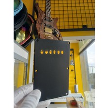 Puandorg Elektro Gitar Stratocaster Tremolo Arka Yay Kapağı Siyah