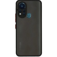Mentra Online Infinix Hot 11S Kılıf Montreal Silikon Kapak - Siyah