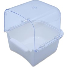 Muhabbet Kuşu Banyosu 14X13X9 cm (Sarı)