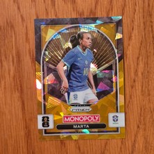 Panini Monopoly Prizm Marta Gold Cracked Ice Oyun Kartı No.96
