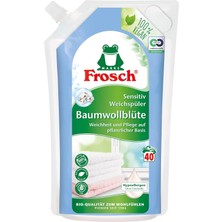 Frosch Cotton Blossom Senstiv Kumaş Yumuşatıcı, Hipoalerjenik, Boya Içermez, 40 Yıkama, 1 Adet (1 x 1000 Ml)