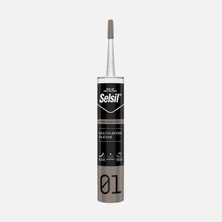 Selsil Genel Amaçlı Silikon 280 gr Siyah (7'li Paket)