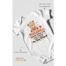 Morivo Kids Halaya Özel Kısa Kollu Bebek Body %100 Pamuk