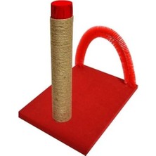Petzen Bio Sand Kedi Kaşıma ve Tırmalama Tahtası Kırmızı