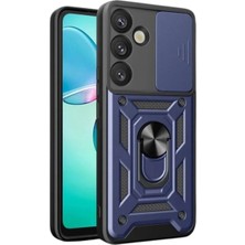 Mentra Online Samsung Galaxy S26 Plus Pars Lens Yüzüklü Silikon - Lacivert