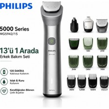 Philips 5000 Serisi 13IN1,ERKEK Bakım Seti,yüz/saç/vücut Tıraş Makinesi,ıslak /kuru KULLANIM,MG5942/15
