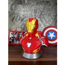 Riva Self Iron Man Büstü - 3D Baskı Figür - Marvel Koleksiyonluk Masaüstü Dekor - 12 cm