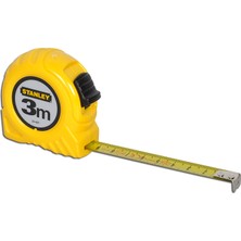Stanley Seri 3m 13 mm Çelik Metre Sarı (8'li Paket)