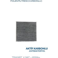 Yerli Polen Filtresi (Karbonlu) Transit V.347 2006> Orjinal Aktif Karbonlu Antibakteriyel
