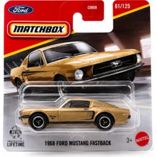 Matchbox 1968 Ford Mustang Fastback 1:64 Die-Cast Metal Model Araba Mattel 61/125