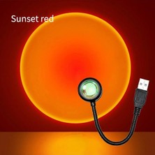 Mentra Online Taşınabilir USB Sunset Lamba: Ev ve Araba Için Ambiyans Işığı - LED Işık