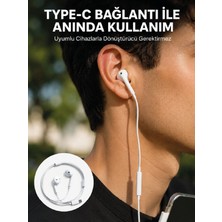 Teknoparkx Type C Kablolu Kulak Içi Kulaklık Net Ses ve Güçlü Bas Deneyimi Yeni Nesil - Lisinya
