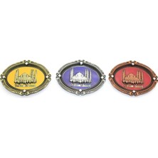 Store Istanbul Temalı Metal Magnet 7,5 cm Dekoratif Şık Buzdolabı Aksesuarı Hediyelik