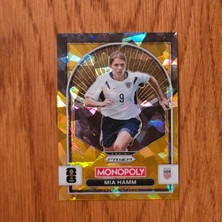 Panini Monopoly Prizm Mia Hamm Gold Cracked Ice Oyun Kartı No.91