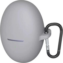 Mentra Online Huawei Freebuds 6 Hang Kılıf Silikon Darbeye Dayanıklı - Bej