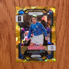 Panini Monopoly Prizm Alessandro Nesta Gold Cracked Ice Oyun Kartı No.34