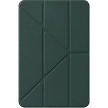 Mentra Online Apple iPad 2025 10.9 10.nesil (A16) Mera Kalemlikli Tablet Kılıfı - Koyu Yeşil