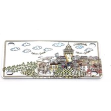 Mentra Online Istanbul Temalı Buzdolabı Magneti 12X5 cm
