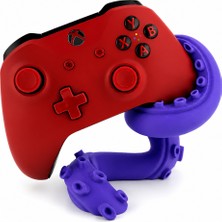 Yapı 3D Dekoratif Oyun Kumandası Standı 🕹️ Modern Masaüstü Düzenleyici 💜 Sert Plastik Kontrolcü Standı