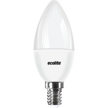 Ecolite LED Candle 7 W Beyaz Mum E14 Duy LED Ampul (7'li Paket)