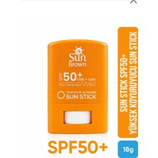 Sun Brown Sun Stick SPF50+ Yüksek Korumalı Stick Güneş Stick 18G