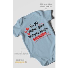 Morivo Kids Babaya Özel Kısa Kollu Bebek Body %100 Pamuk
