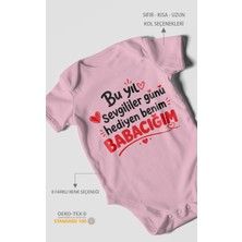 Morivo Kids Babaya Özel Kısa Kollu Bebek Body %100 Pamuk